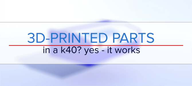 3D printed parts – in a laser? 3D printed parts – in a laser?