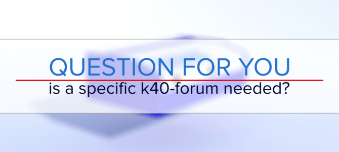 Do we need a real forum for the K40 lasers? Do we need a real forum for the K40 lasers?